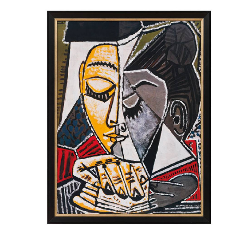 Pablo Picasso: Cuadro "Cabeza de mujer leyendo"