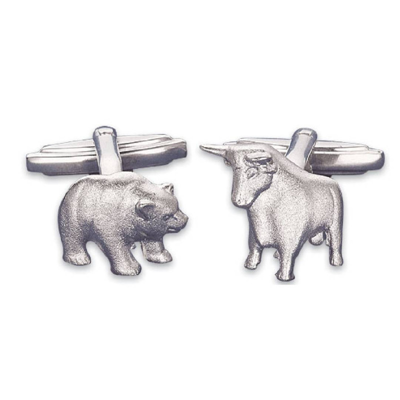 Christiane Wendt: Gemelos "Toro y Oso", versión plateada