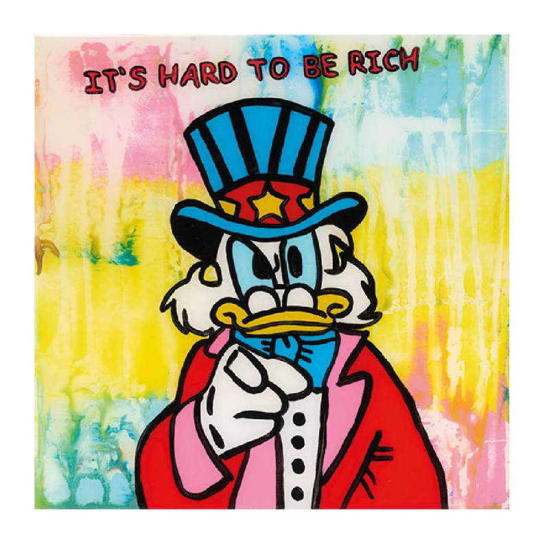 Michael Pfannschmidt: Cuadro "Es difícil ser rico"