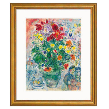 Marc Chagall: Cuadro "Bouquet de Renoncules" (1968)