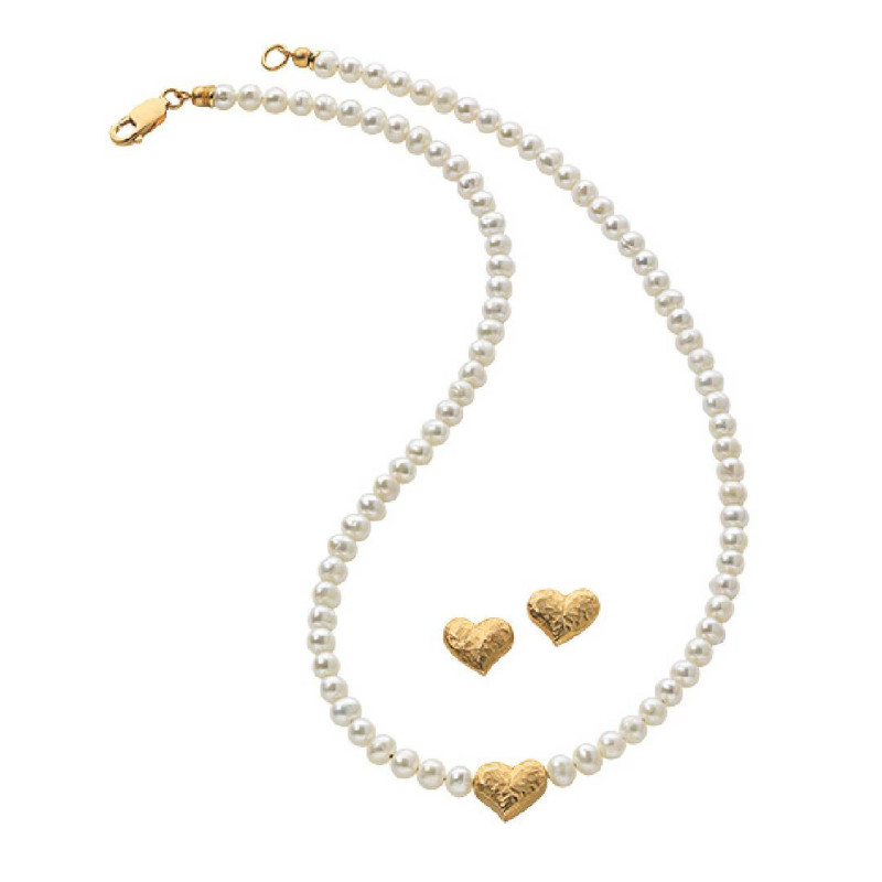 Juego de joyas corazón "Julieta