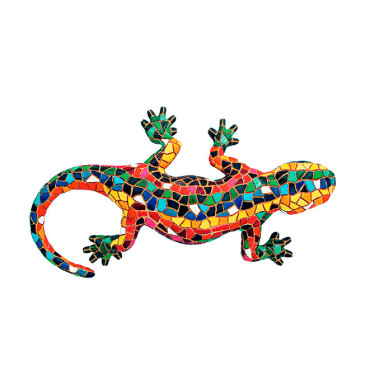 Figura de mosaico "El Gecko"