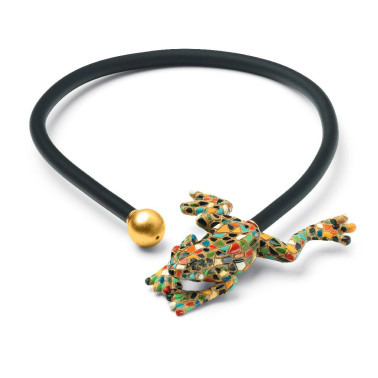 Collar "Rana mosaico"