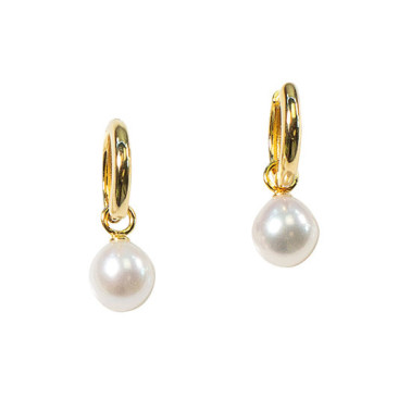 Pendientes "Vermeer" con perlas