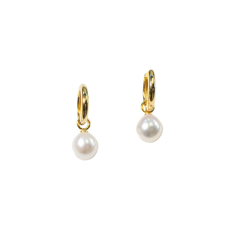 Pendientes "Vermeer" con perlas